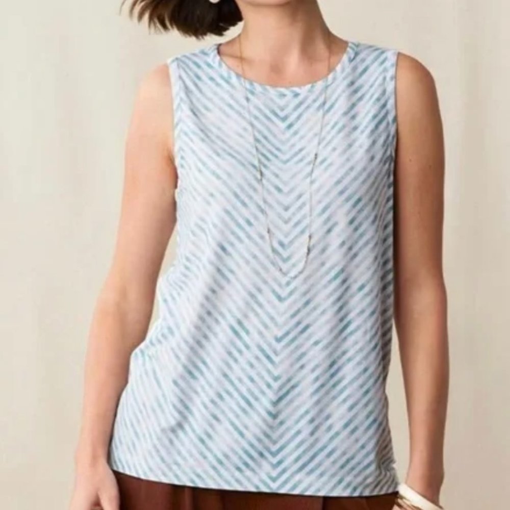 NWT Matilda Jane Summer Nights Scoop Neck Tank with Keyhole Back Size Medium